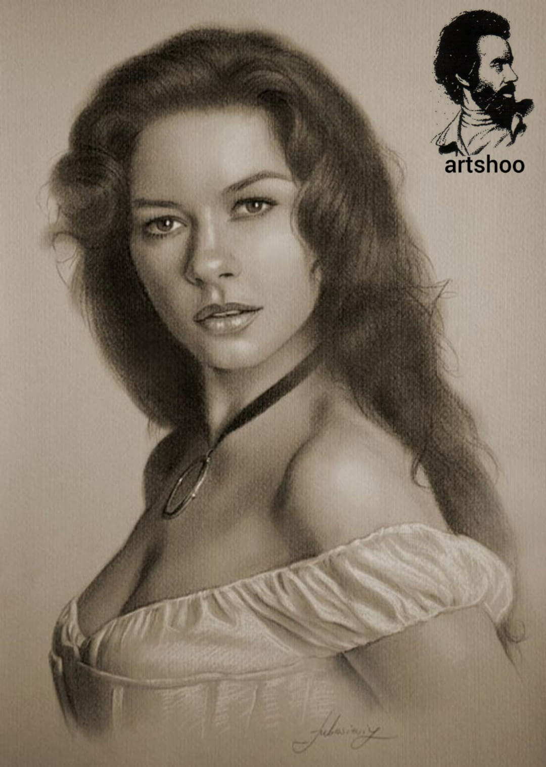 آموزش نقاشی سیاه قلم